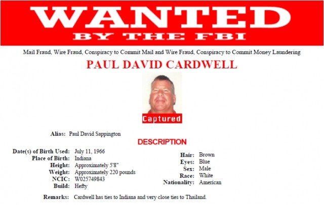 Paul Cardwell Arrest by fbi